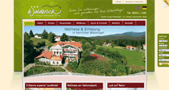 Desktop Screenshot of feriengut-waldblick.de